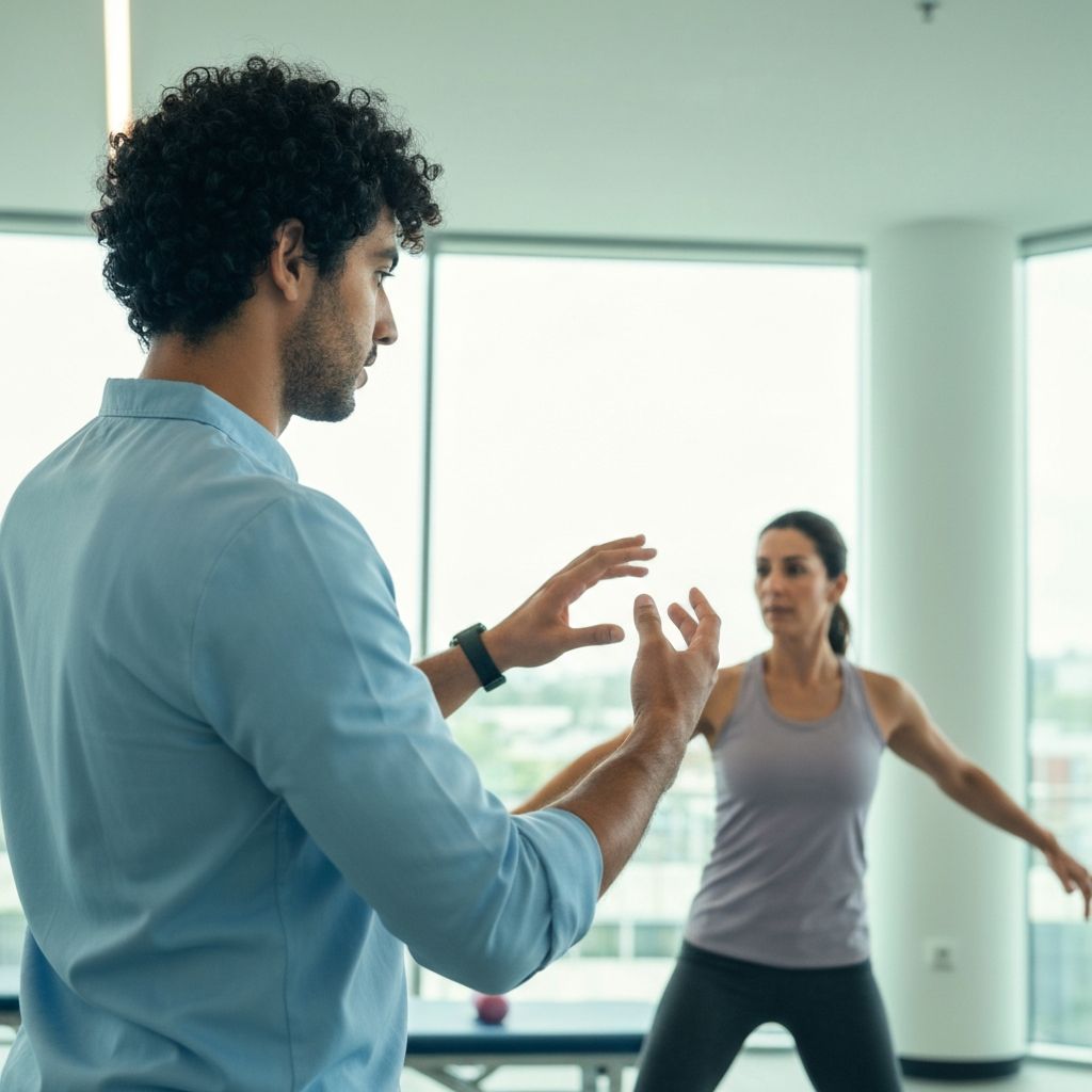 Physiotherapy treatment session